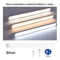Ultra-Thin LED Cabinet Light Rechargeable Motion Sensor Lights 3 Colors Dimmable Night Lamp for Wardrobe Closet Kitchen Lighting