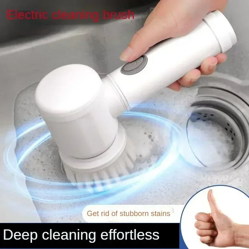 Electric Spin Scrubber — Cordless Power Cleaning Brush