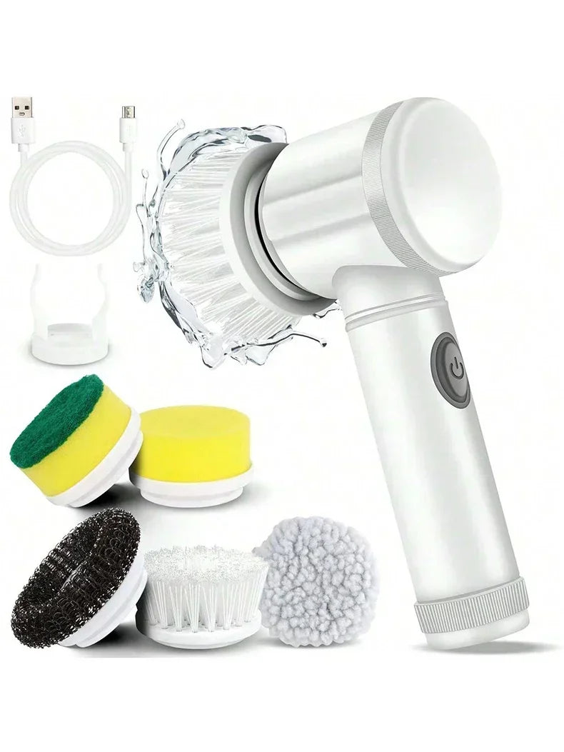 Electric Spin Scrubber — Cordless Power Cleaning Brush