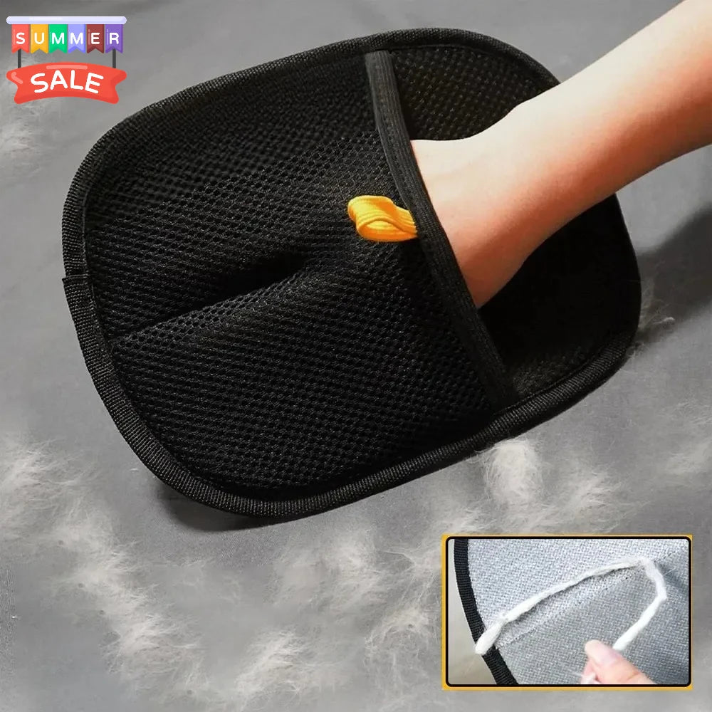 Pet Hair Removal Gloves – Grooming & Deshedding Glove for Dogs & Cats | Works on Sofa, Carpet & Clothes
