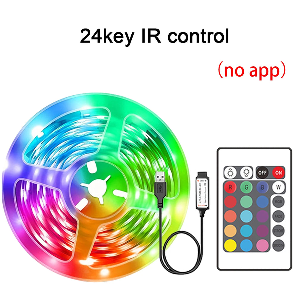 RGB LED Strip Lights 5M–30M | App-Controlled Color Changing Light for Room & Bedroom Decor
