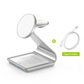 Bonola Magnetic 3-in-1 Wireless Charging Station — 30W Fast Charge for iPhone 17/16/15/14/13/12, Apple Watch & AirPods Pro