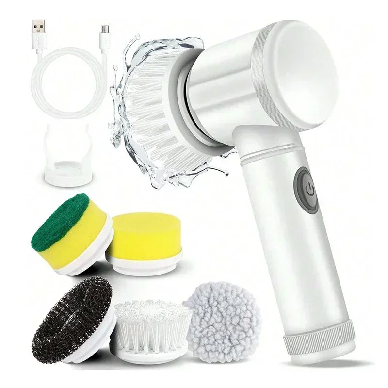 Electric Spin Scrubber — Cordless Power Cleaning Brush
