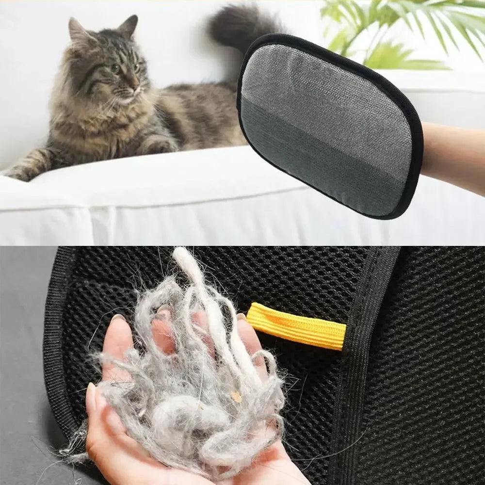 Pet Hair Removal Gloves – Grooming & Deshedding Glove for Dogs & Cats | Works on Sofa, Carpet & Clothes