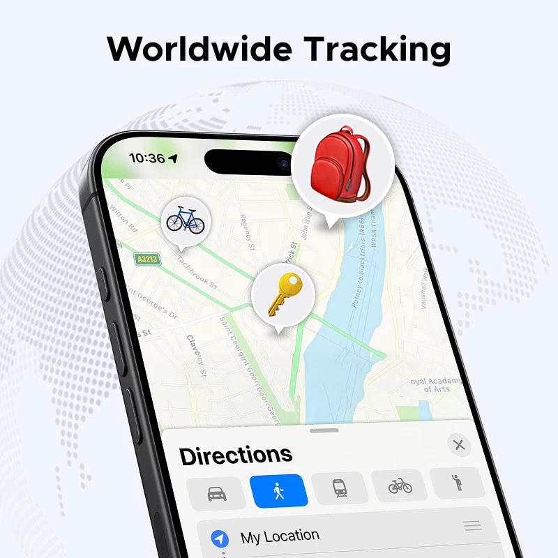 UGREEN Smart Bluetooth Tracker — Keys Finder & Item Locator SmartTag | Up to 2-Year Battery