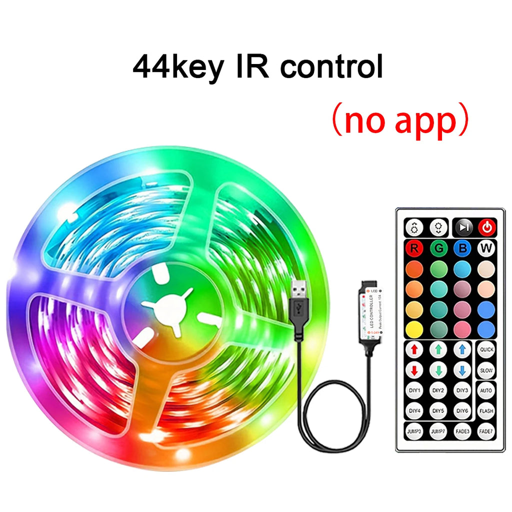 RGB LED Strip Lights 5M–30M | App-Controlled Color Changing Light for Room & Bedroom Decor