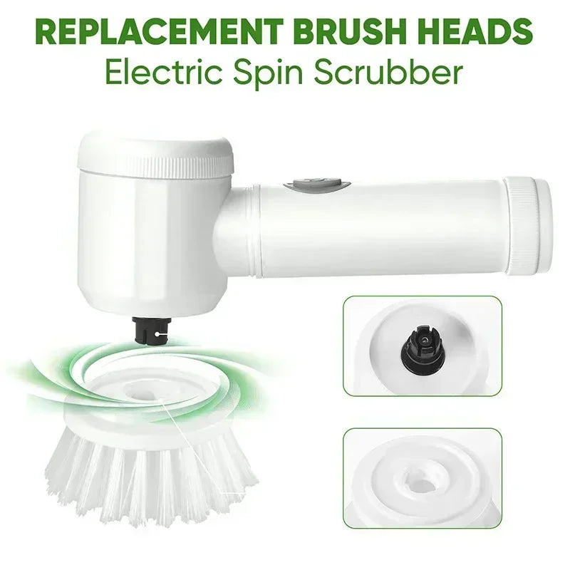 Electric Spin Scrubber — Cordless Power Cleaning Brush